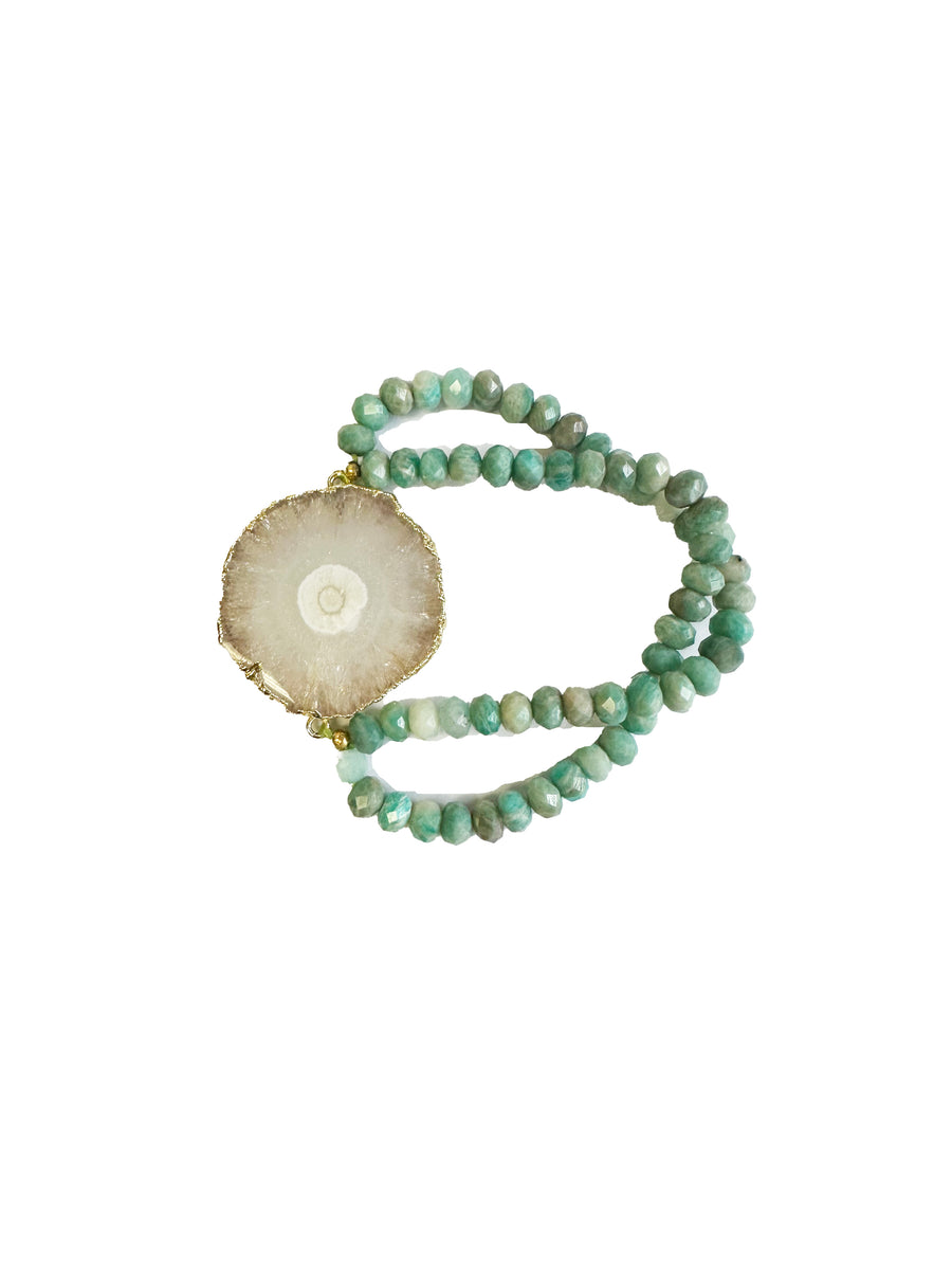 Agate Amazonite Bracelet