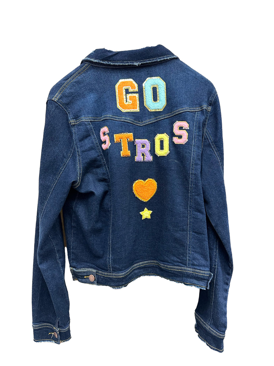 GO ASTROS Patch Bling Jacket