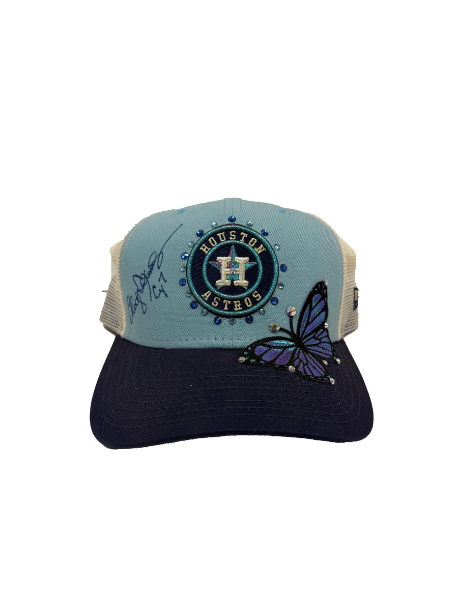 Astros Bling Butterfly Cap