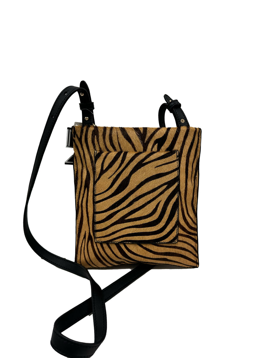 Tiger Faux Hair Handbag