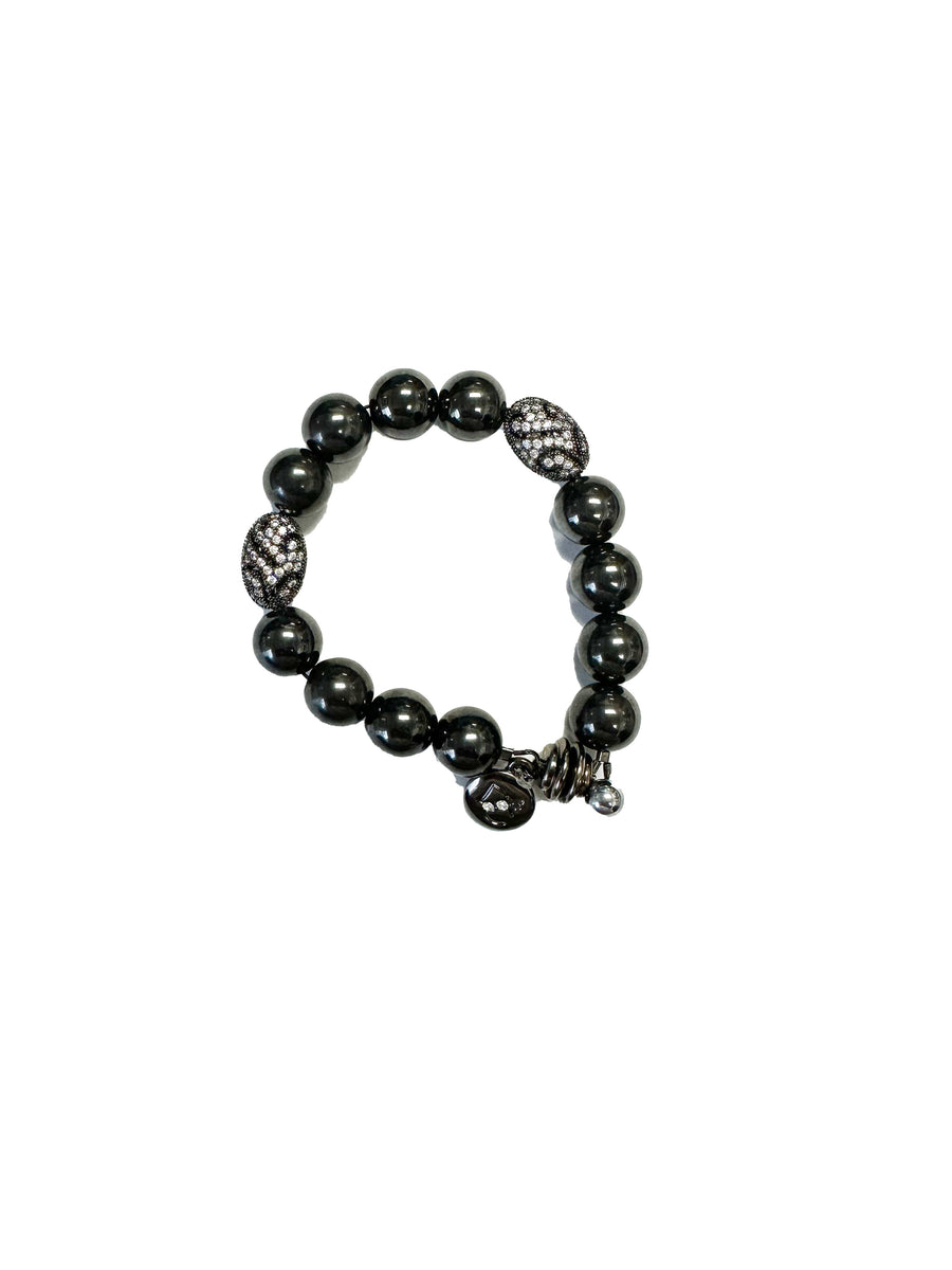 Hemitate Magnetic CZ Bracelet