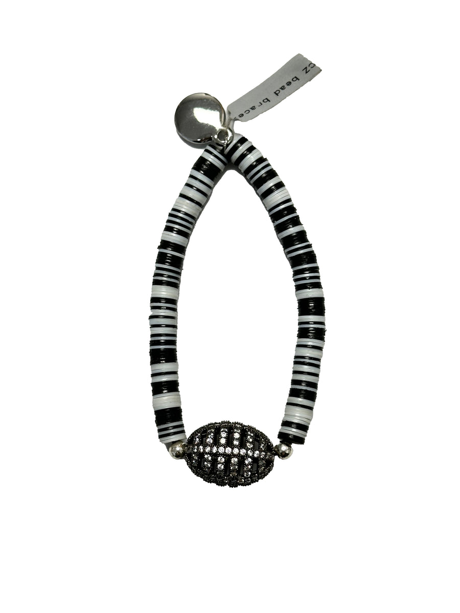 Black & White AV Bead Bracelet