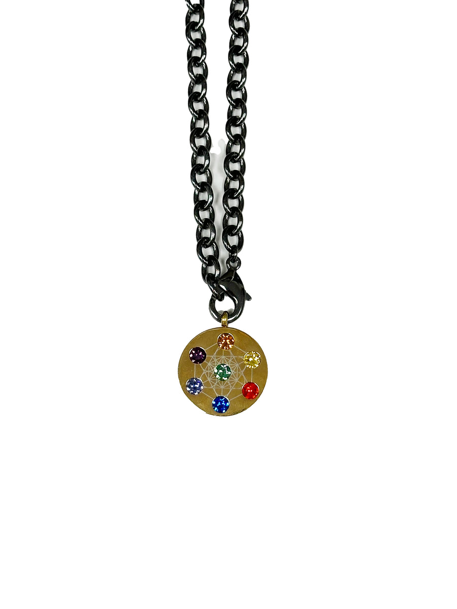 Gold Metatron Chain Necklace