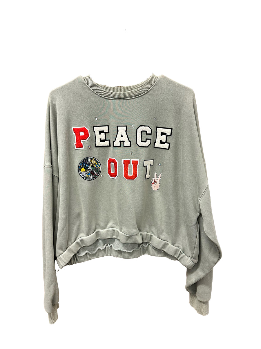 Custom Dress Forum Peace Out Sweatshirt