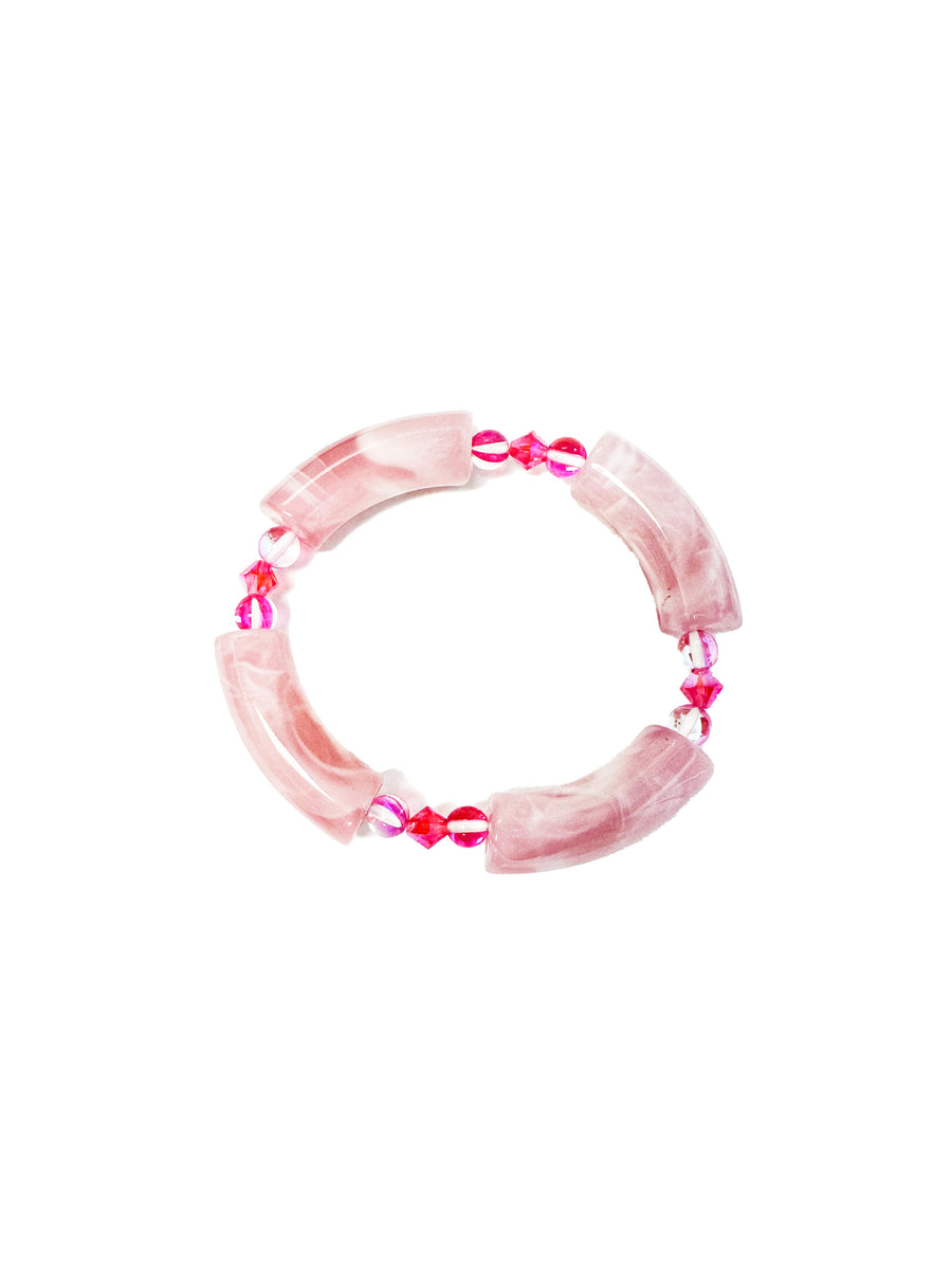 Pink Cone CZ Bracelet