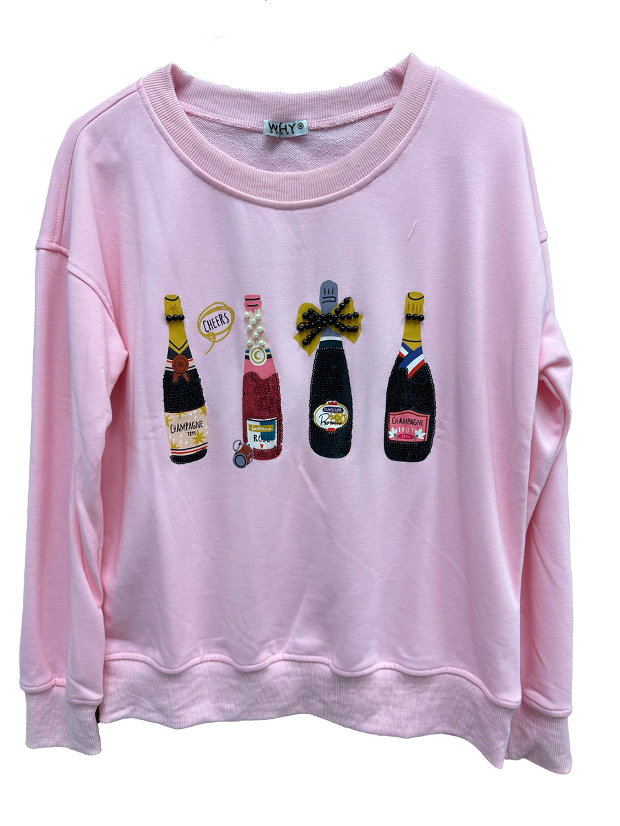 WHY Dress Pink Sweatshirt