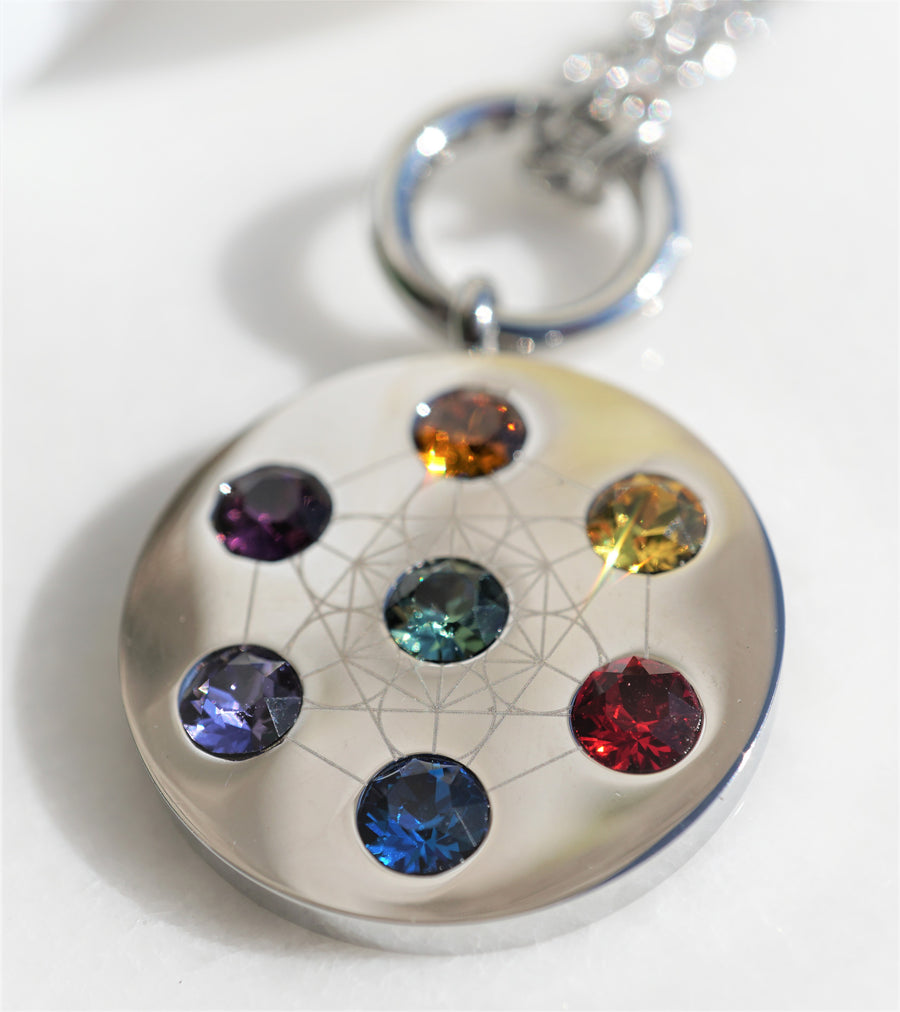 Metatron Silver Chain Necklace