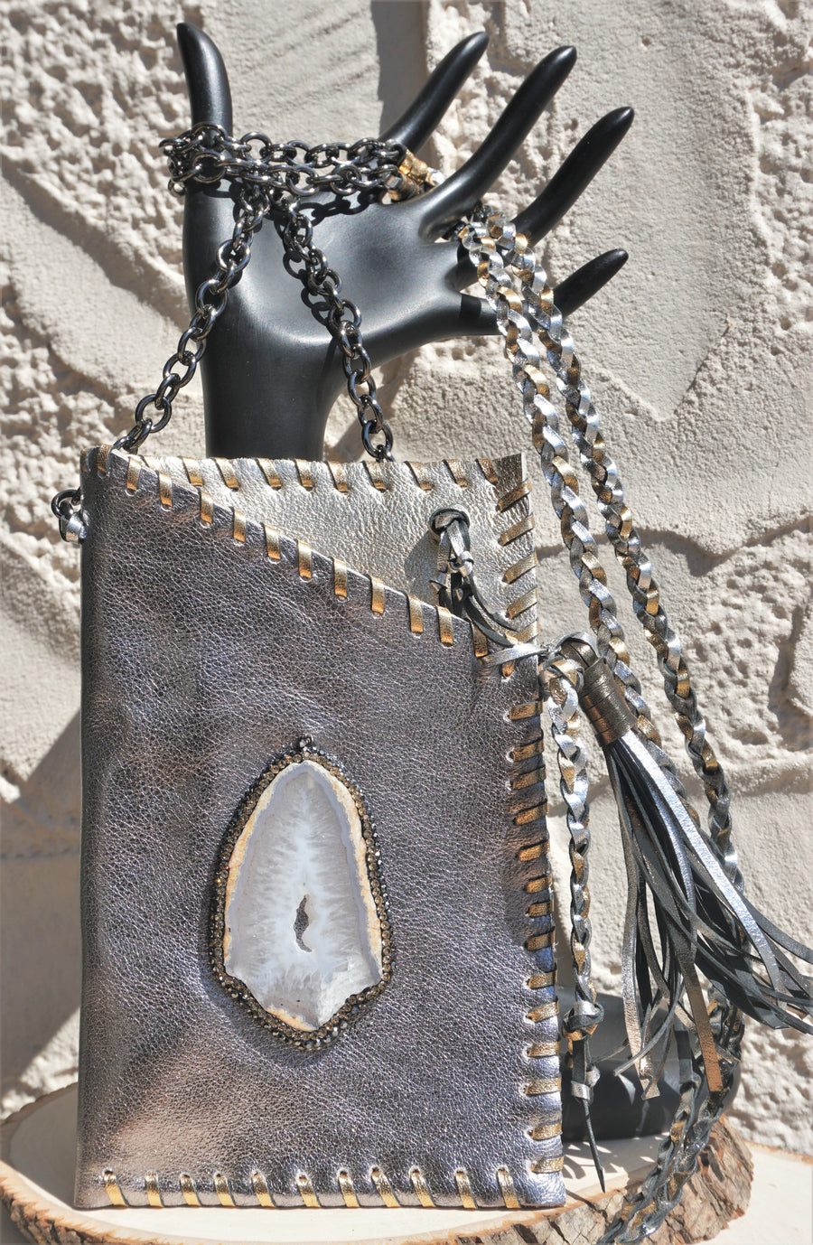 Hyde Me Gold & Silver Bag
