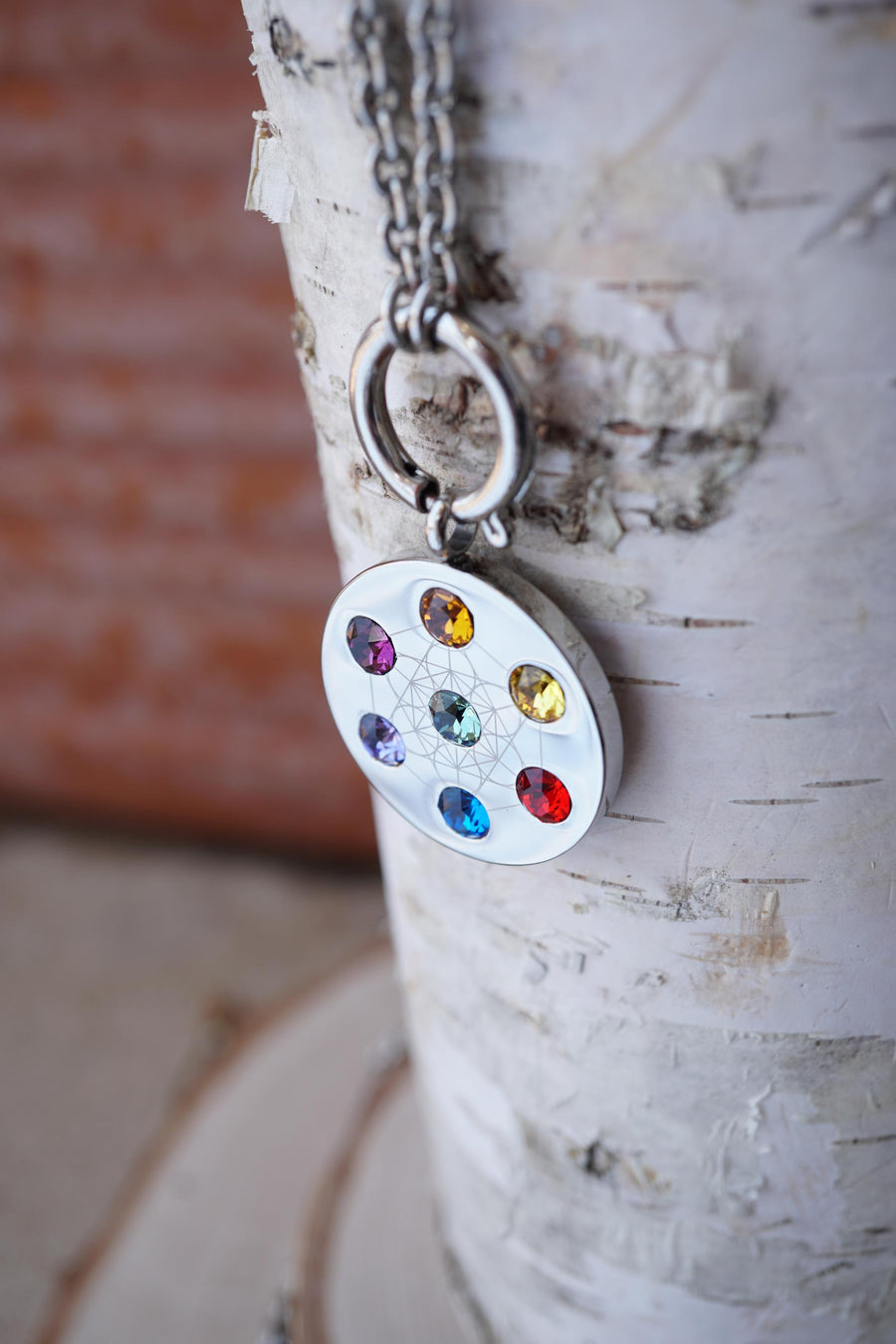 Metatron Silver Chain Necklace