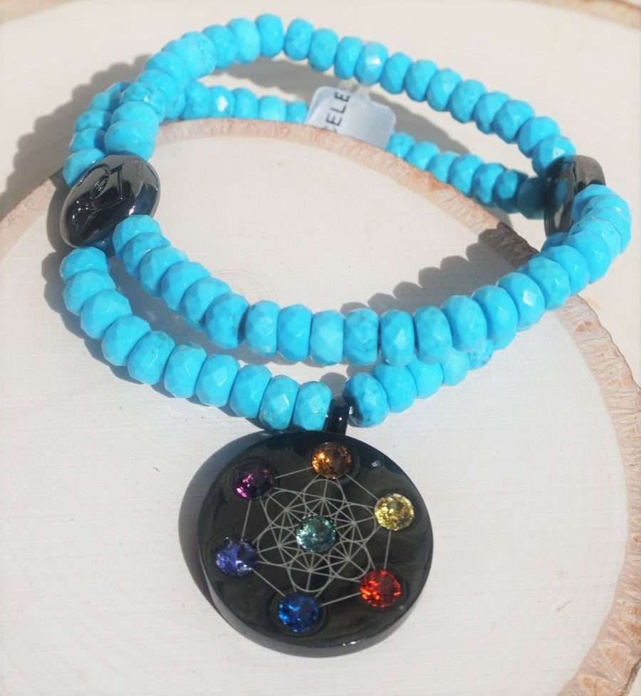 Metatron Turquoise Bracelet