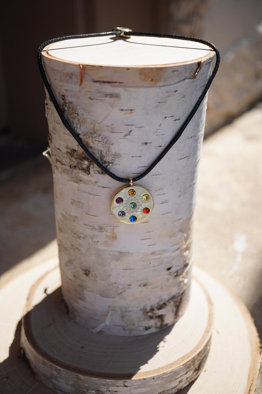Metatron Gold Cord Necklace