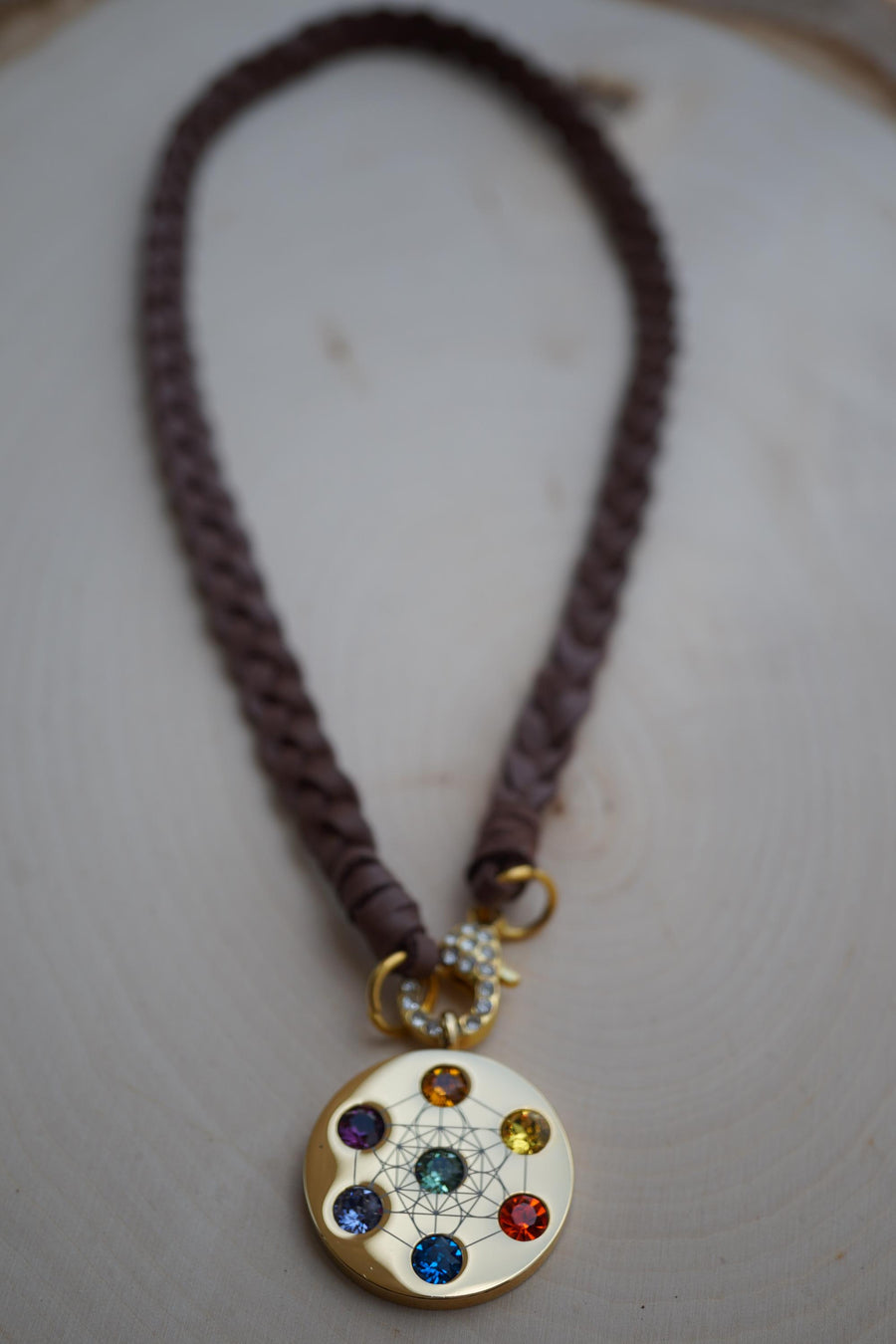 Metatron Highest Angel Leather Necklace