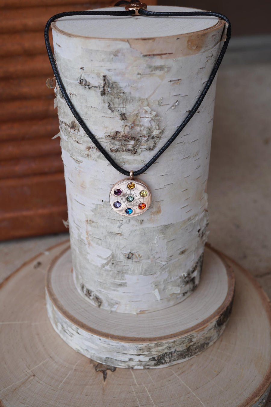 Metatron Cord Rose Gold Necklace