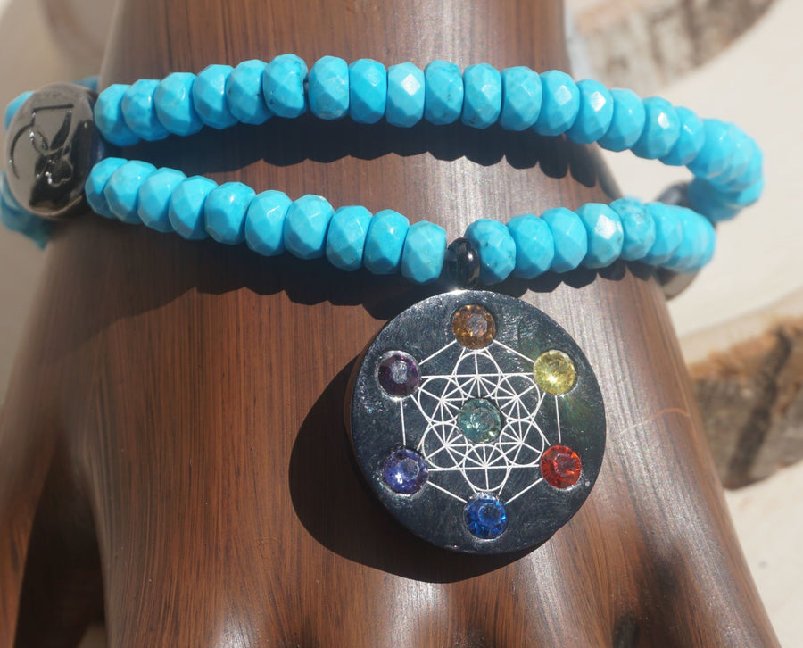 Metatron Turquoise Bracelet