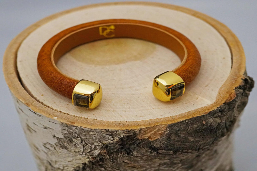 Single Cuff Bracelet with Stones- Carmel Brown