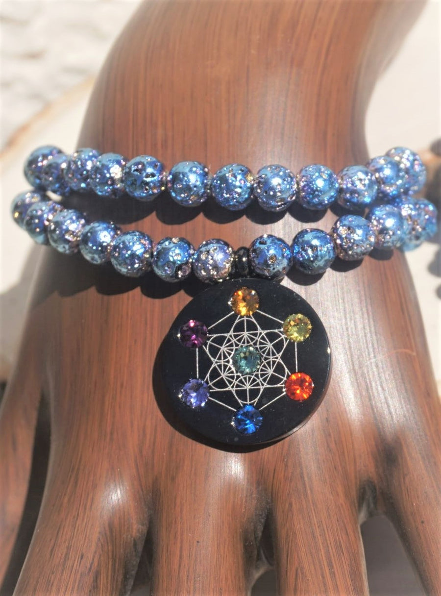Metatron Blue Bracelet