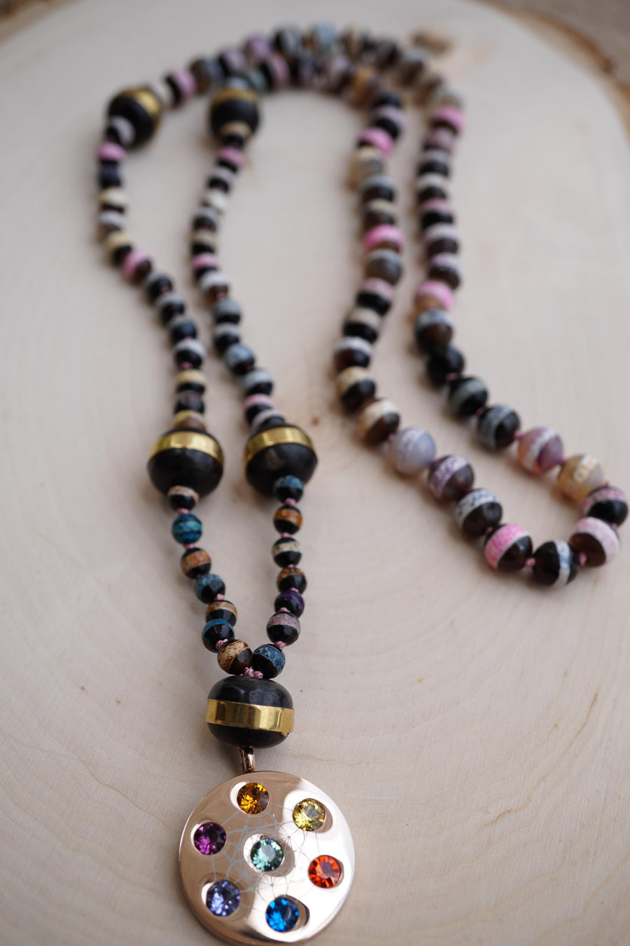Metatron Black Gold Necklace