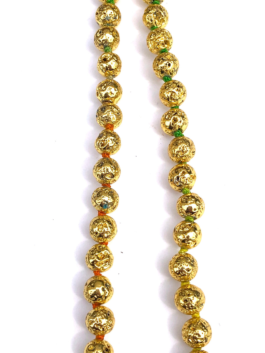 Metatron Gold Lava Necklace