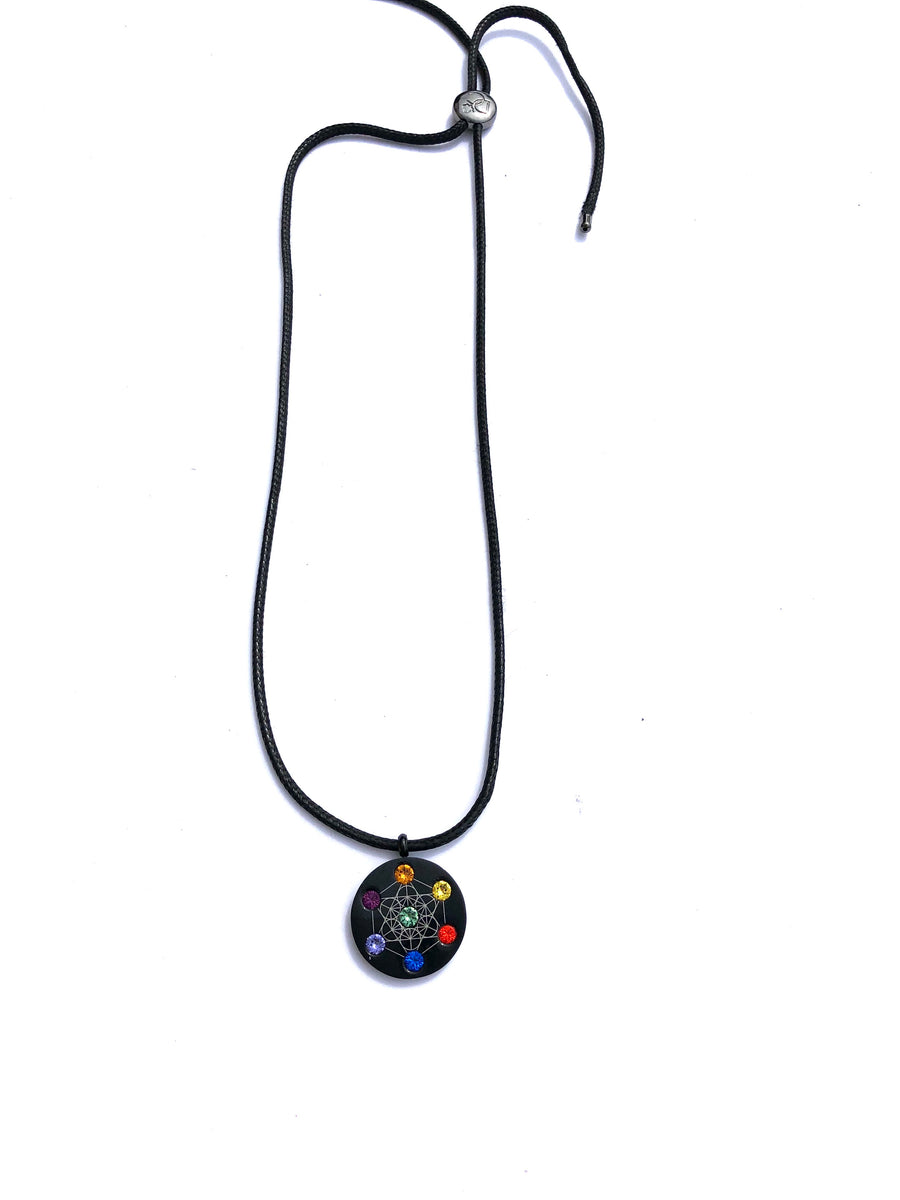 Metraton Black Cord Necklace