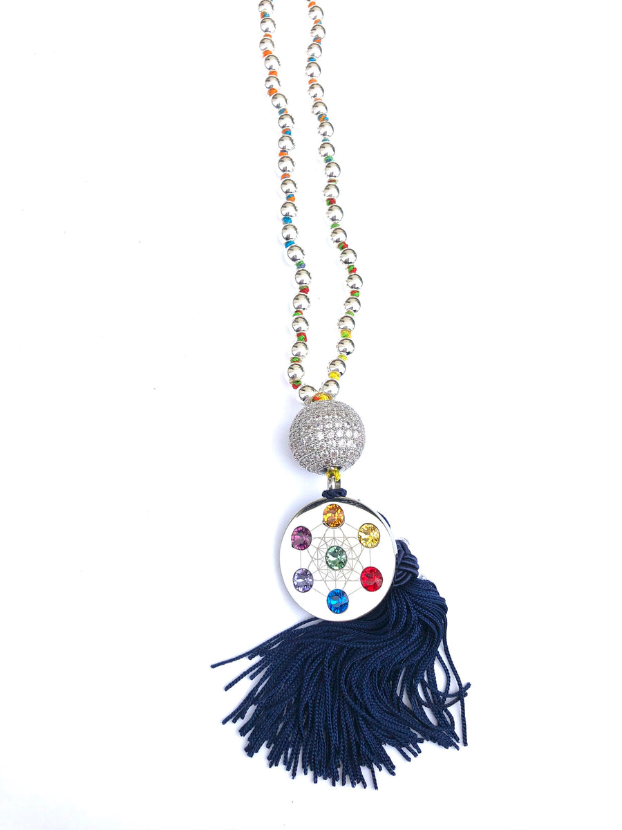 Metatron Dipped Bead Necklaces
