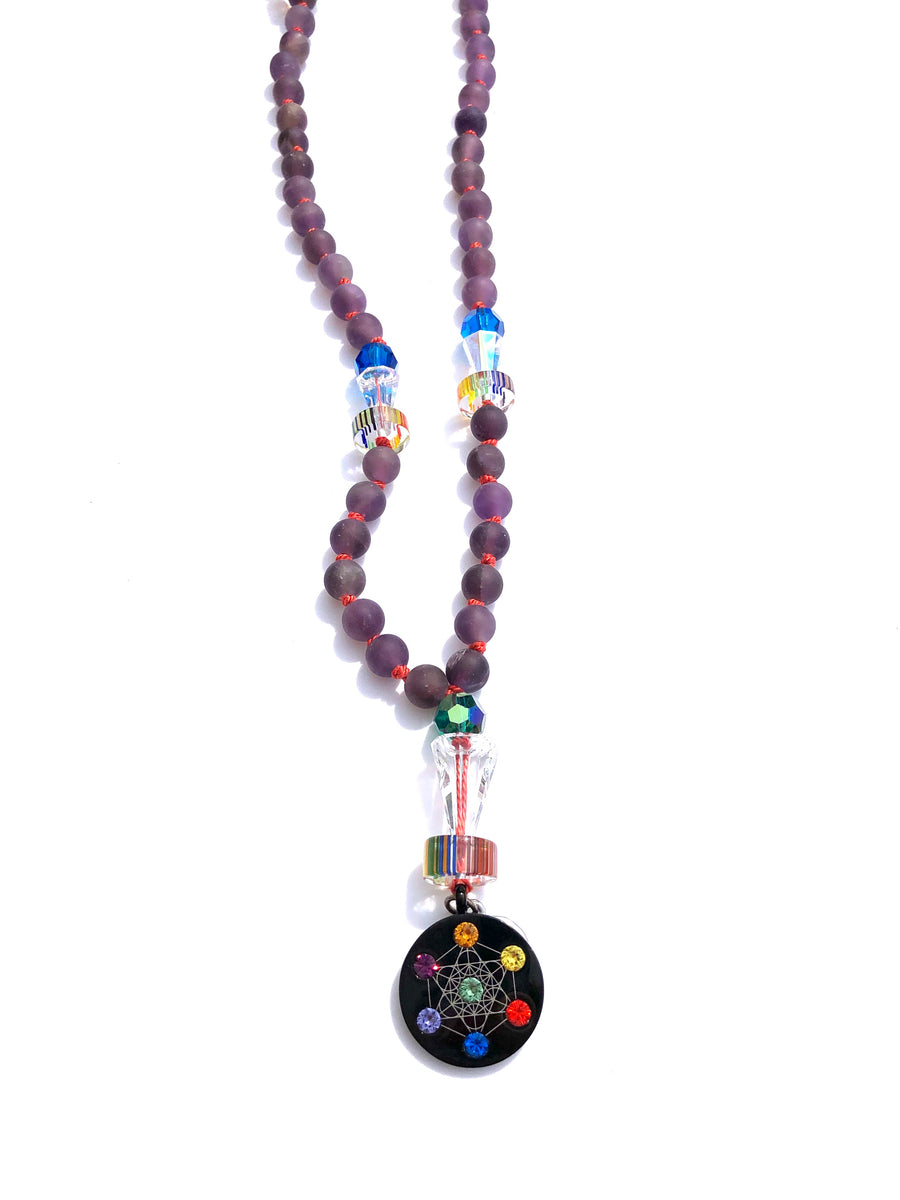 Metatron Purple Necklace