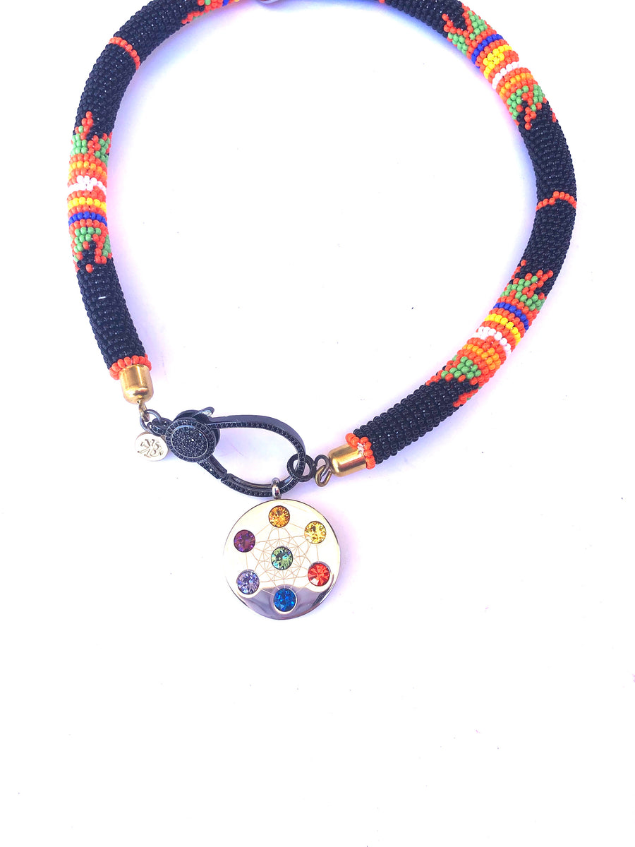 Metatron Tribal Choker - Black