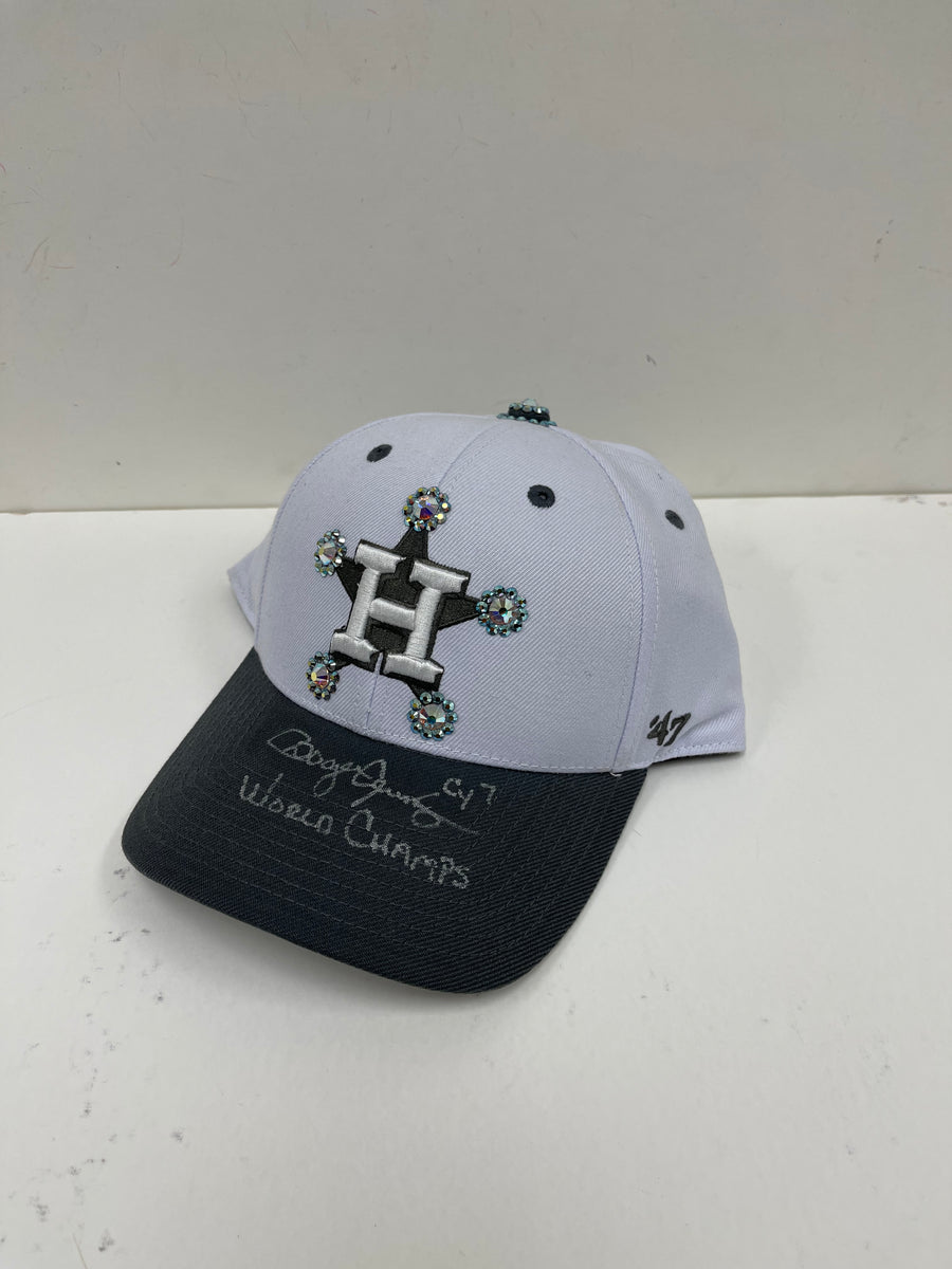 Signed Bling Astros Hat