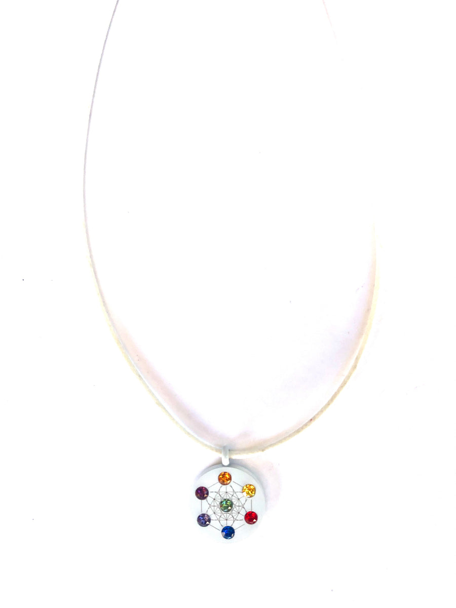 White Metatron Necklace